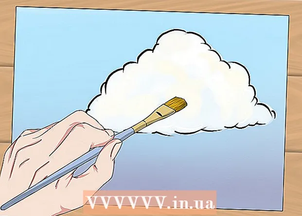 Cara melukis dengan cat awan
