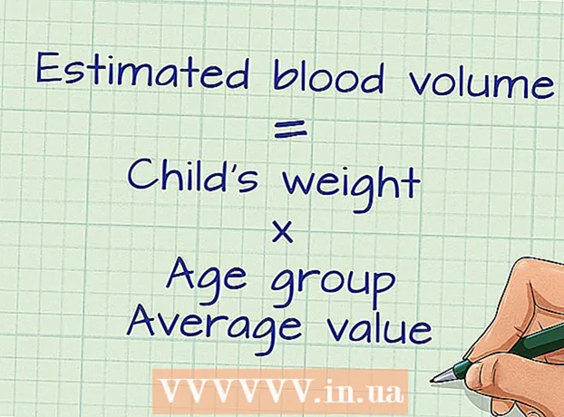 Como calcular o volume de sangue