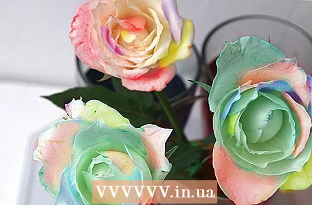 Kā krāsot žāvētas rozes
