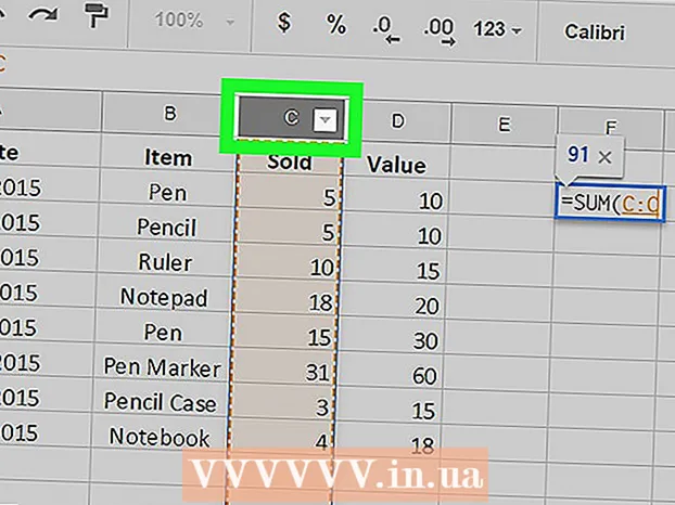How to apply a formula to an entire column in Google Sheets on a computer