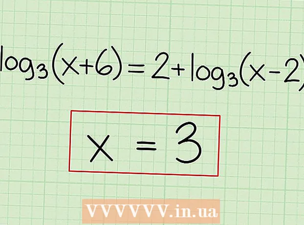 How to solve logarithmic equations