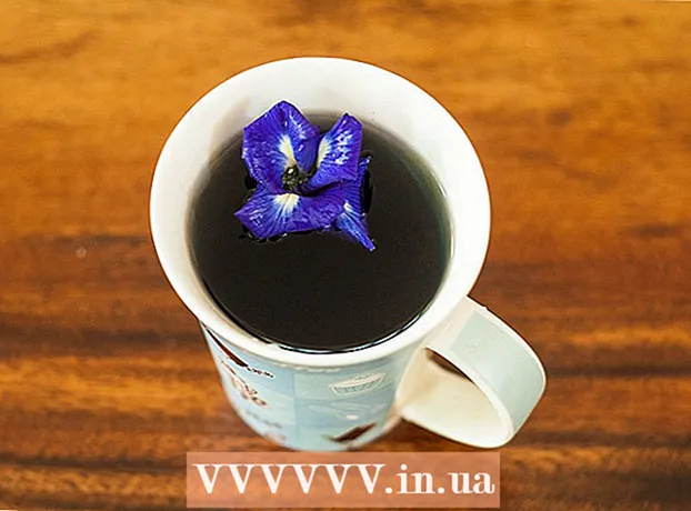 How to make violet flower tea