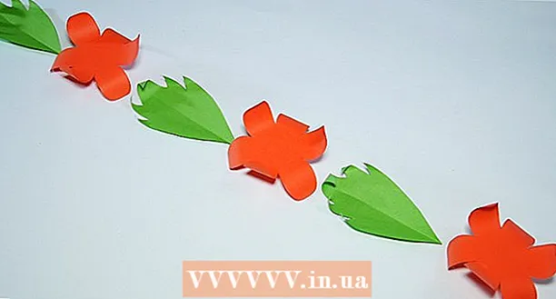 How to make a paper garland
