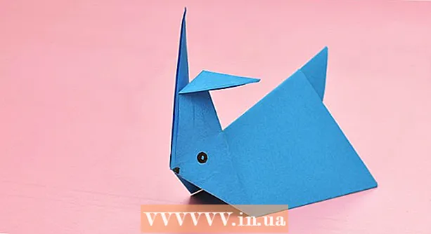 Qanday qilib origami quyonini yasash mumkin