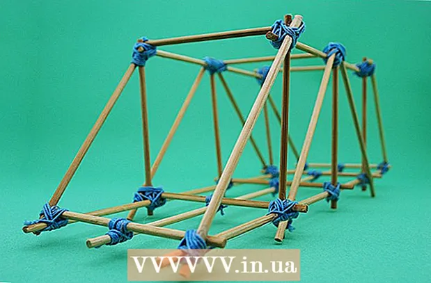 Hoe maak je een brugmodel van houten noppen