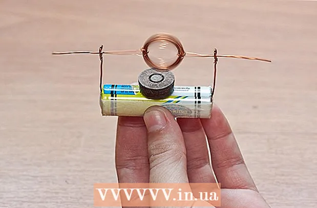 Hur man gör en motor från ett batteri, tråd och magnet