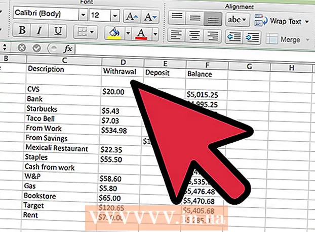 Paano gumawa ng isang simpleng ledger gamit ang Microsoft Excel