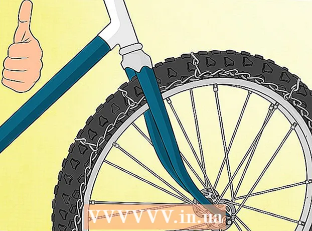 Bir bisiklet için çivili kauçuk nasıl yapılır