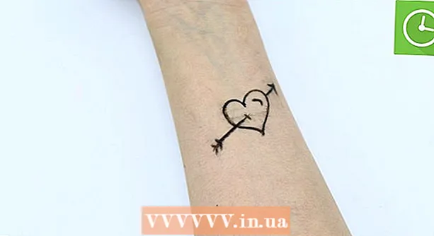 How to get a temporary tattoo using a pencil