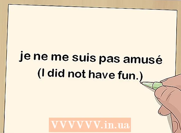 Passé Composé . में फ़्रेंच क्रियाओं को कैसे संयुग्मित करें