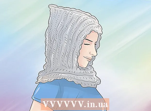フード付きスカーフをかぎ針編みする方法