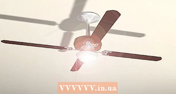 How to install a lighting fixture on a ceiling fan