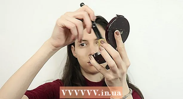 Make-up uitvoeren met behulp van de "baktechniek"?