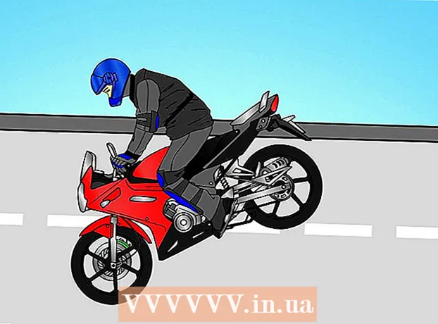 Hoe stop je op een motorfiets?