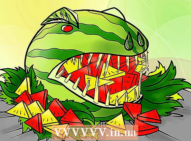 Hur man snider en Tyrannosaurus rex från en vattenmelon