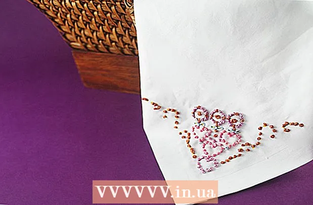 How to embroider white on white on muslin