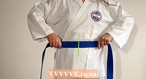 Wie man einen Karate-Gürtel bindet